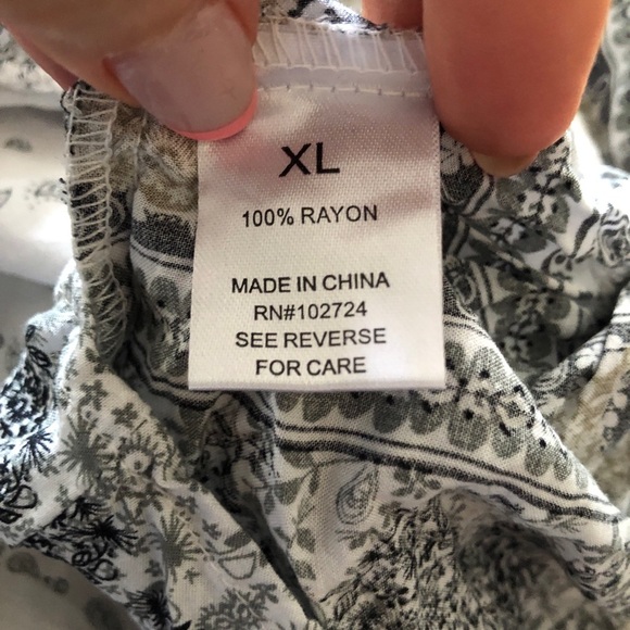 Grand & Greene v neck long tunic style shirt size XL - Picture 8 of 8